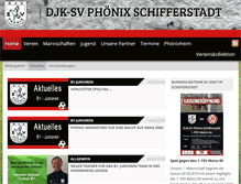 Tablet Screenshot of djk-phoenix.de
